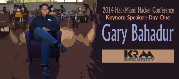 Gary Bahadur, Keynote Speaker Day One